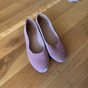 Madewell Velvet Flats